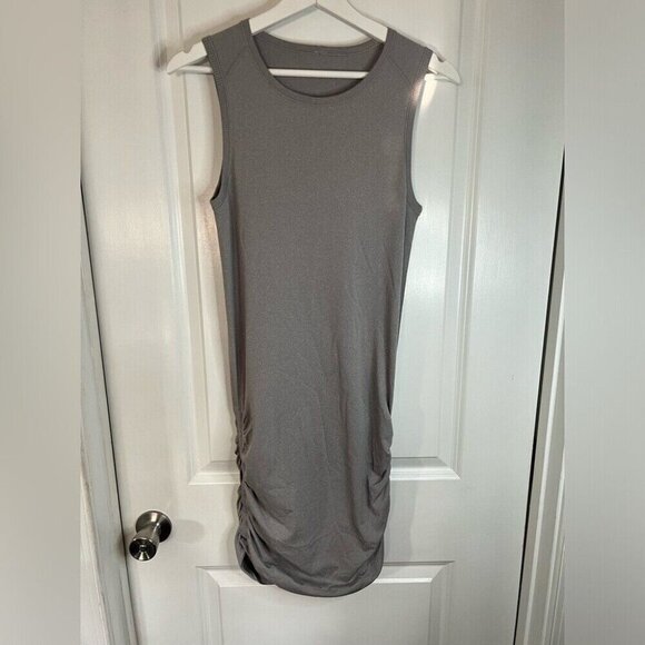 Lululemon Women’s Heather Medium Gray In The Flow Dress - Size 4 - Picture 1 of 5